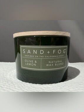 ✨New✨Sand + Fog: Olive & Lemon- 2 Wick Candle (12 oz)